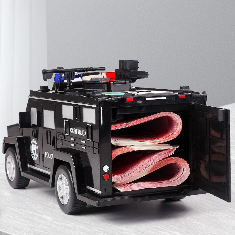 Hộp Đựng Tiền Tiết Kiệm Hình Xe Hơi Có Mật Khẩu Vân Tay