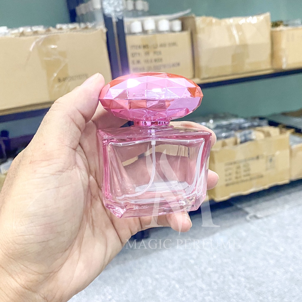 Lọ chiết nước hoa thủy tinh cao cấp 50ml kiểu absolu dạng phun sương