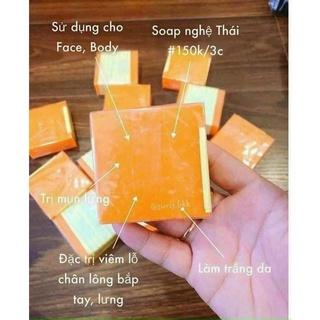 Cục soap cám nghệ thái lan cho body và mặt