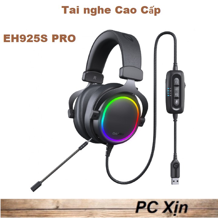 (Cao Cấp) Tai nghe Dareu EH925L / EH925T Gaming (giả lập 7.1 - LED RGB) Chính Hãng | BigBuy360 - bigbuy360.vn