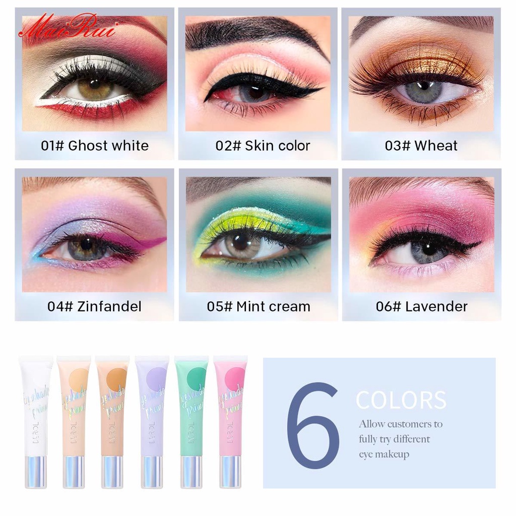 Kem Lót Trang Điểm Mắt/Mắt Che Khuyết Điểm Chống Thấm Nước Thương Hiệu Derol Gồm 6 Màu | BigBuy360 - bigbuy360.vn