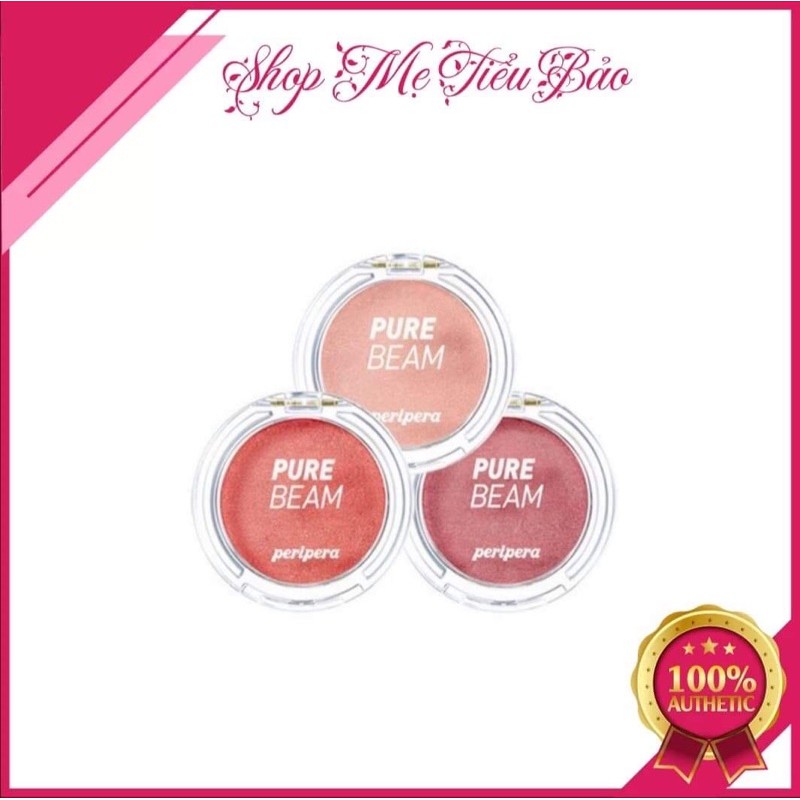 Má hồng bắt sáng Peripera Pure Beam Flash Cheek