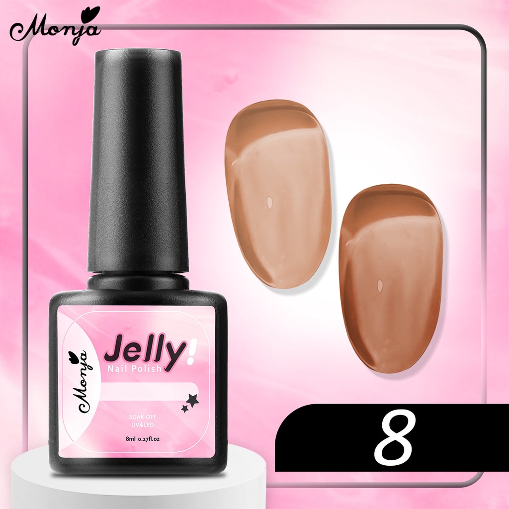 Gel sơn móng tay Monja 8ML 13 màu sắc tự chọn cao cấp