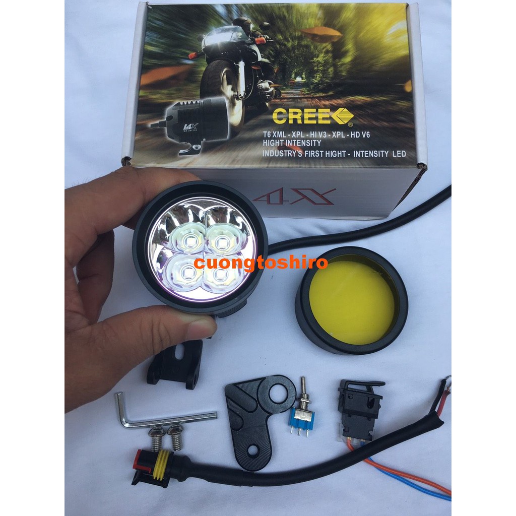 Giảm giá Đèn Trợ Sáng L4X kính tím shop cuongtoshiro