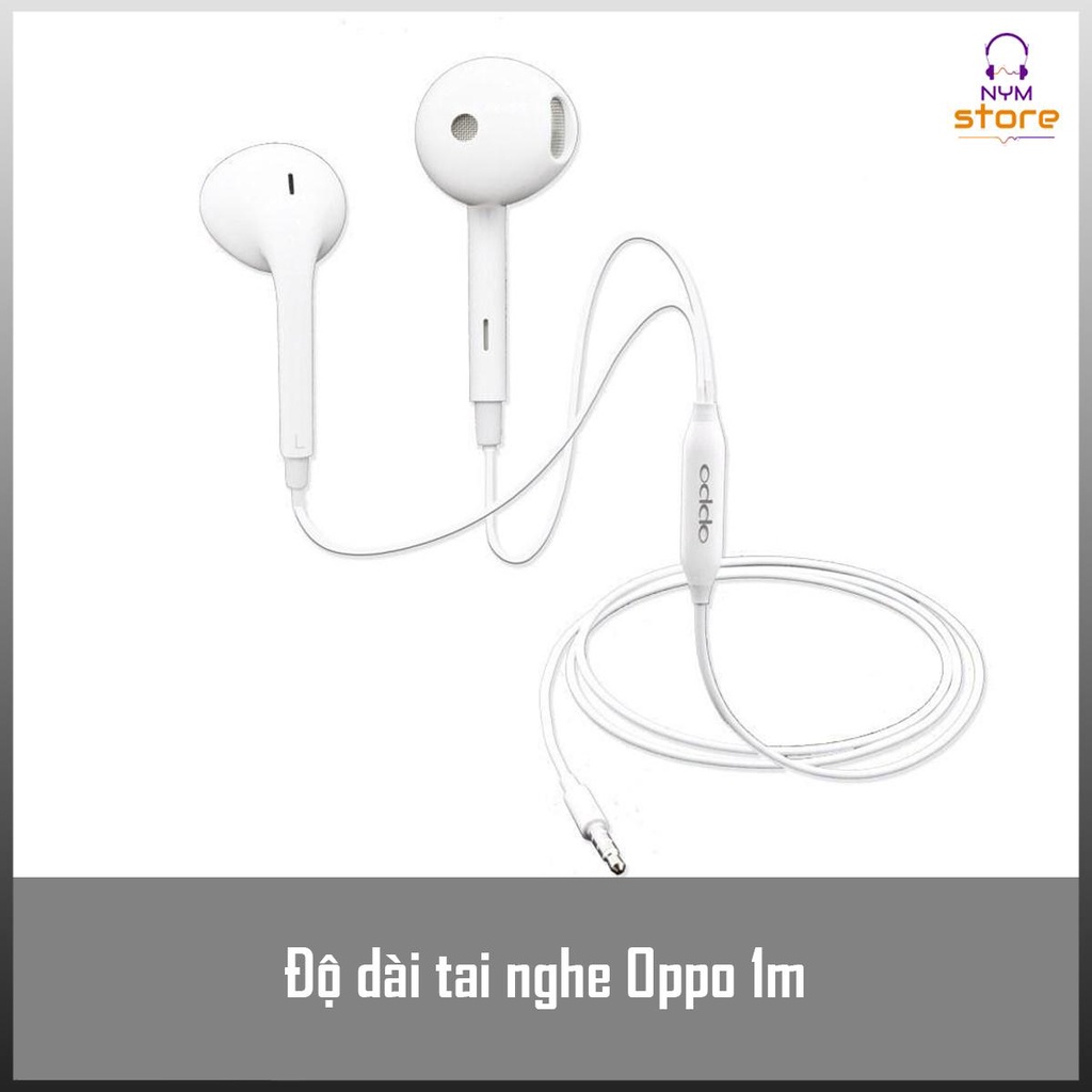 "Âm Thanh hay" Tai nghe Oppo R11 - tai nghe nhét tai Oppo r11 trắng có bảo hành 100%