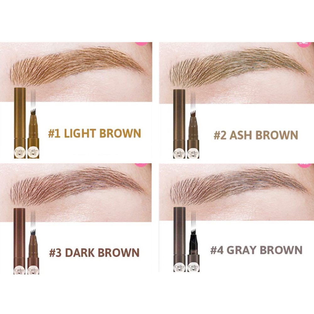 Bút vẽ chân mày Cathy Doll Real Brow 4D Tint 2G Mama Baby VN