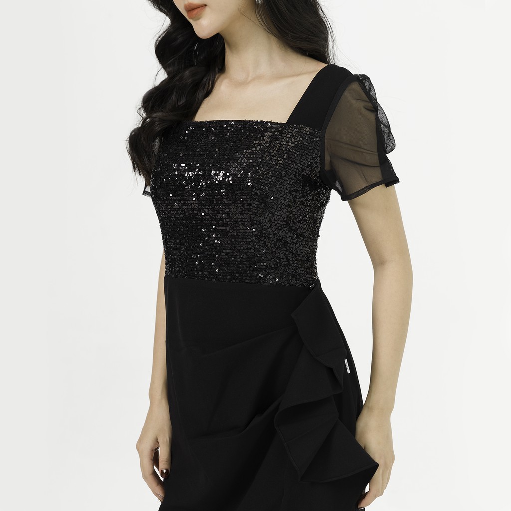 Đầm Dạ Hội SHE'S BACK Bèo Xếp S63F20Q016