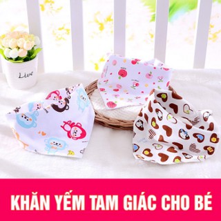 Combo 10 khăn yếm tam giác cho bé