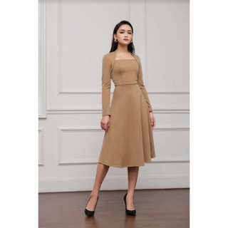 Váy đầm nữ Isabella MAIIMER cổ vuông
