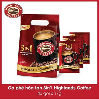 Toàn quốc Cà phê hòa tan 3in1 Highlands Coffee date mới