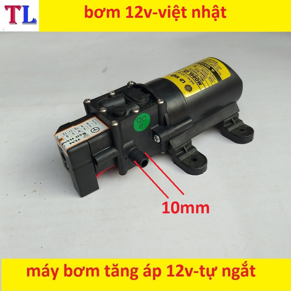 bơm phun sương 12v - bơm tăng áp