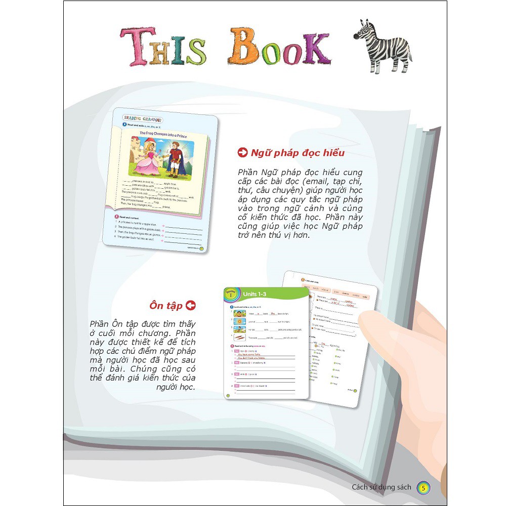 Sách Megabook - Aha Grammar - Học Nhanh Toàn Diện Ngữ Pháp Tiếng Anh Lớp 5 Theo Chủ Đề