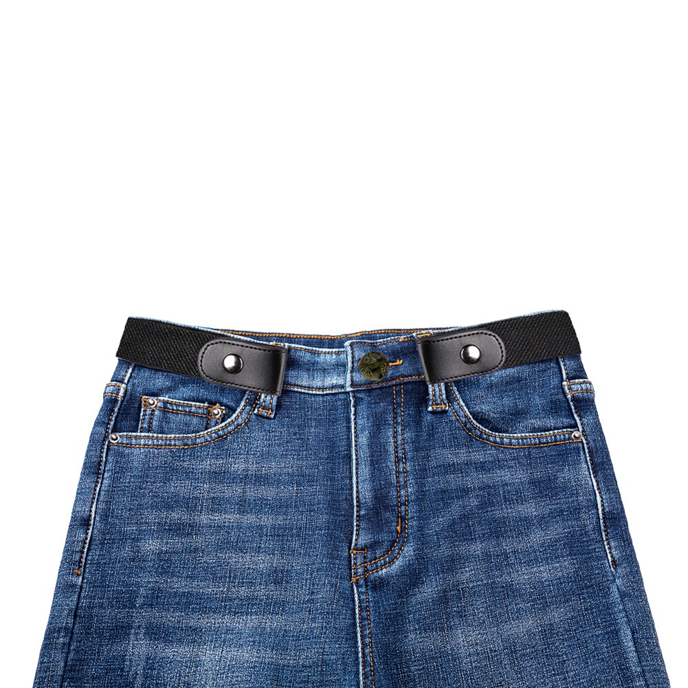 Dây Đai Thắt Lưng Co Giãn Túm Lưng Quần Jean Cho Nam Nữ