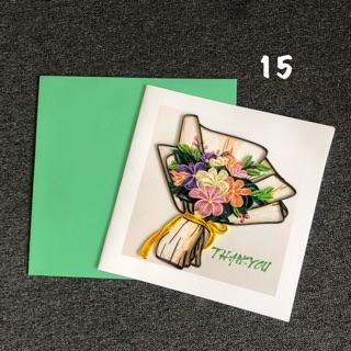 THIỆP HANDMADE GIẤY QUILLING HANDMADE