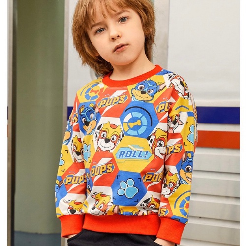 Áo dài tay cho bé trai, bé gái đội chó cứu hộ PAW PATROL chất liệu cotton cao cấp Xuân Cường Kids size từ 13 đến 25kg