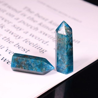 Trụ đá thanh tẩy Blue apatite