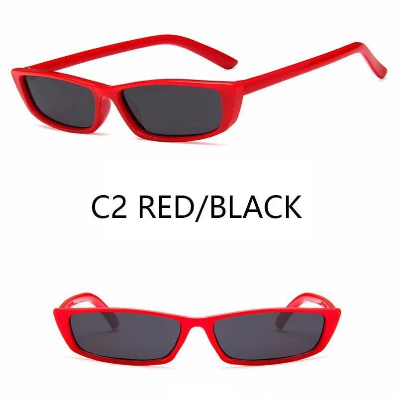 Kính râm nữ mùa hè Fashion Kính Mát Gọng Vuông Phong Cách Retro