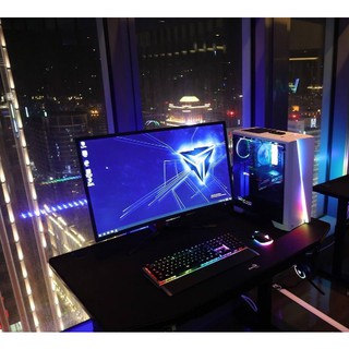 Vỏ thùng máy case aero cool cylon wg/bg tempered glass mid-tower led rgb new 100%