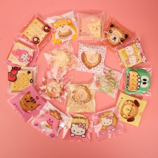 50 túi gói quà bánh kẹo dễ thương có lớp keo dán