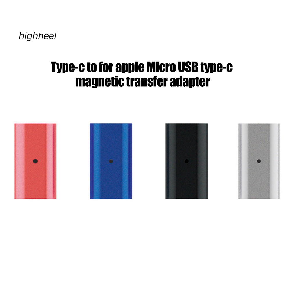【OPHE】Mini Magnetic Type-C Micro USB 8Pin Charger Adapter Converter for Android iPhone