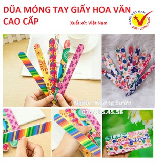 Dũa móng tay giấy hoa văn cao cấp