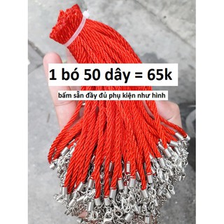Sỉ 50 dây bấm sẵn như hình : 50 dây / 1 bó = 100k
