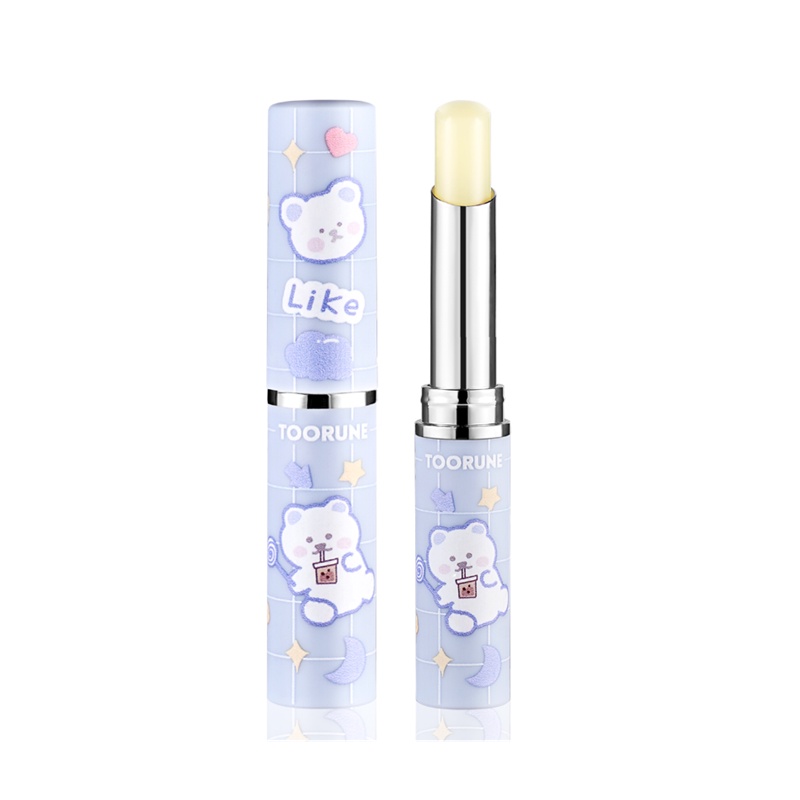 Son môi Toorune màu hồng họa tiết gấu dễ thương kháng nước lâu trôi 1.8g