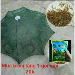 [[Hàng Nhập Khẩu]Bắt Tôm Cá Rất Hiệu Qủa]Lưới bát quái 8 CỬA đánh bắt tôm, cua, cá...