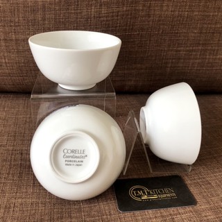 Chén cơm có chân sứ Corelle Winter Fost White 409-N-LP
