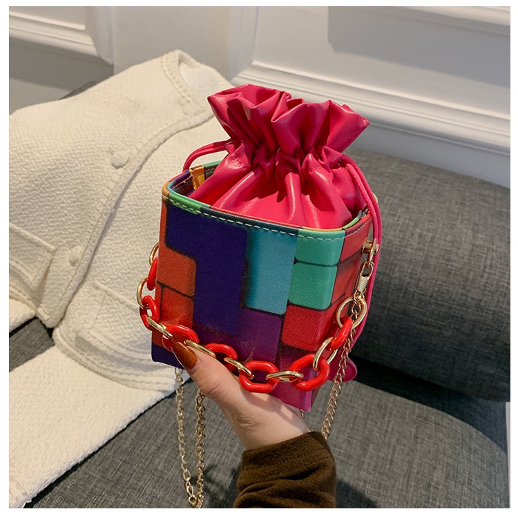 Túi Đeo Chéo Một Bên Vai Nhỏ Phong Cách Hàn Quốc Mẫu Mới Năm 2021