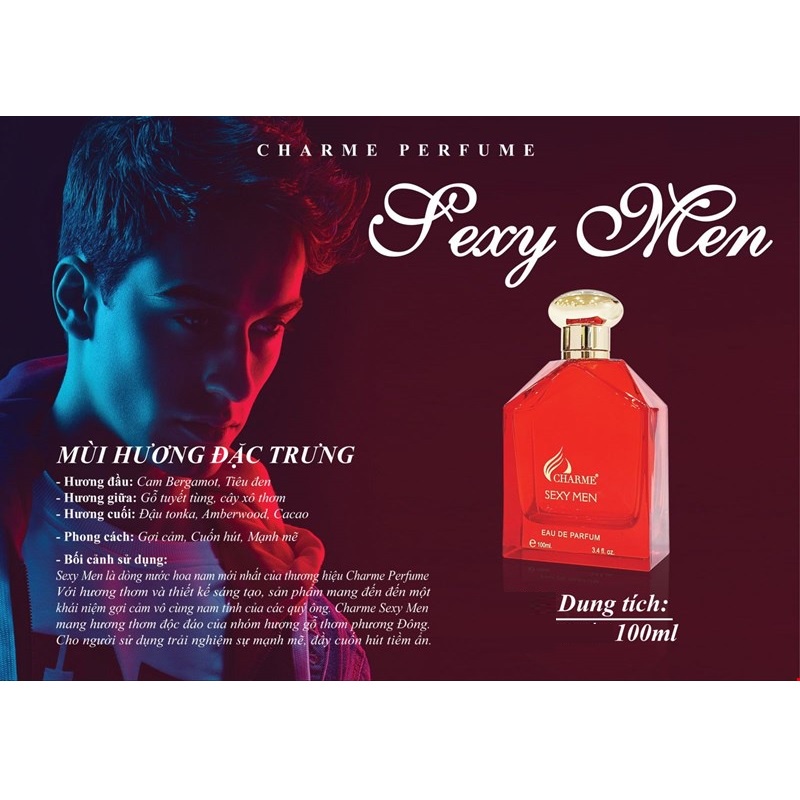 Nước hoa Charme Sexy Men 10ml