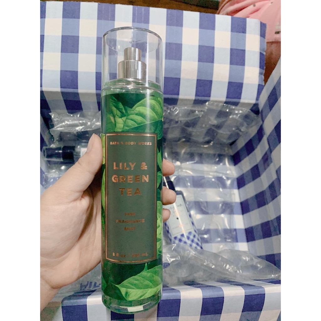 XỊT THƠM TOÀN THÂN BATH & BODY WORKS LILY & GREEN TEA