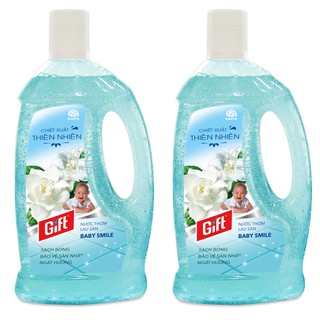 Combo 2 Chai Nước Lau sàn Gift 1000ml (Hương hoa thiên nhiên)
