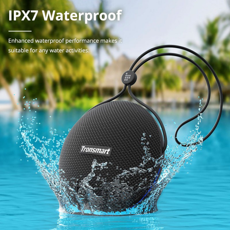 Loa Bluetooth 5.0 Tronsmart Splash 1 Tích Hợp Đèn LED Chống Nước IPX7 Công Suất 15W Công Nghệ Âm thanh SoundPulse TWS