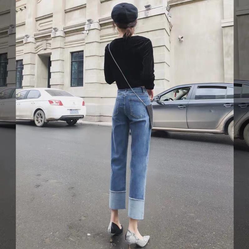 [ HÀNG XỊN GIÁ BÈO!! ] Quần jean ống suông nữ cao cấp Hadi cực hot đủ size S, M, L số lượng gần tuyệt chủng!!!-NL12358 .