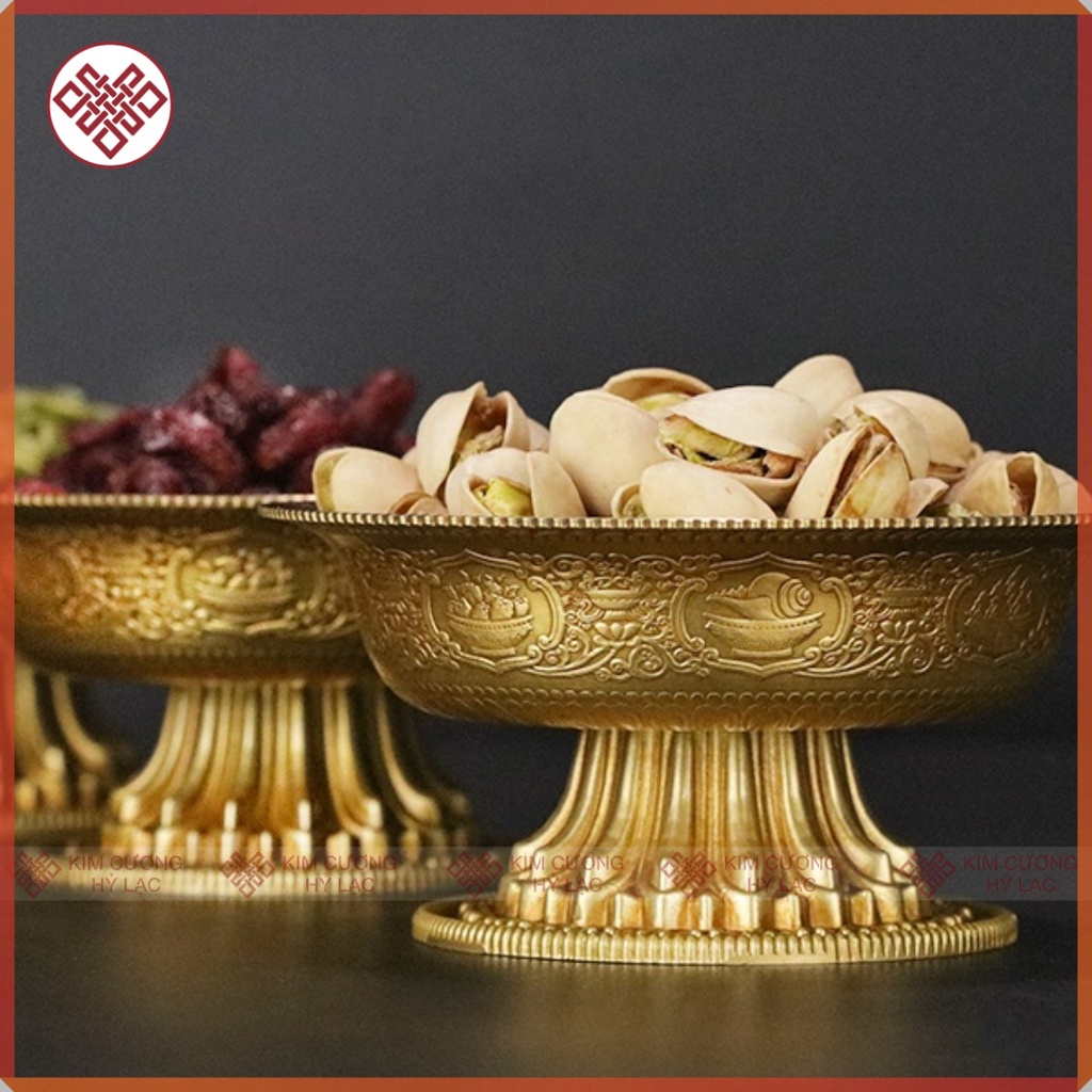 Chén Cúng Hộ Pháp Bát Cát Tường Mật Tông [Kim Cương Hỷ Lạc]