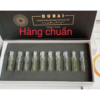 Set thử 10 chai mini 1ml tinh dầu nước hoa Dubai thơm 24h