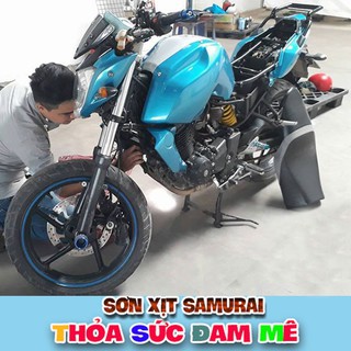 [COMBO 4 BƯỚC] SƠN SAMURAI XANH ĐẦM PHÁ 2511 SIÊU ĐẸP