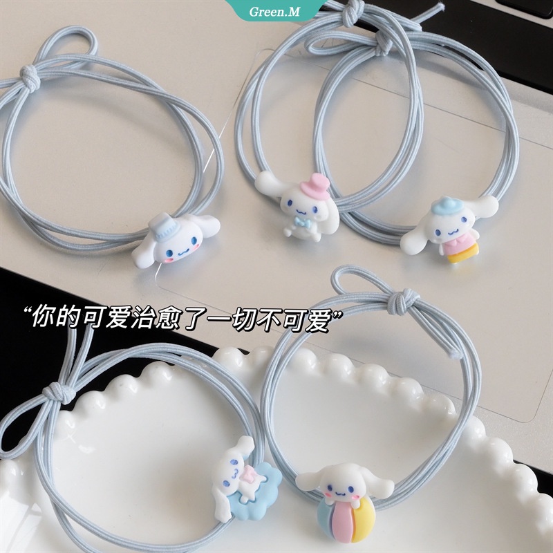 SANRIO Dây Buộc Tóc/ Vòng Tay Hình Búp Bê Cinnamoroll Hoạt Hình Dễ Thương Cho Nữ
