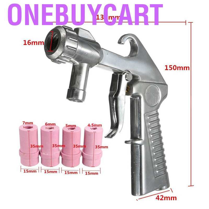 Bộ Súng Phun Cát Kèm 4 Vòi Thay Thế