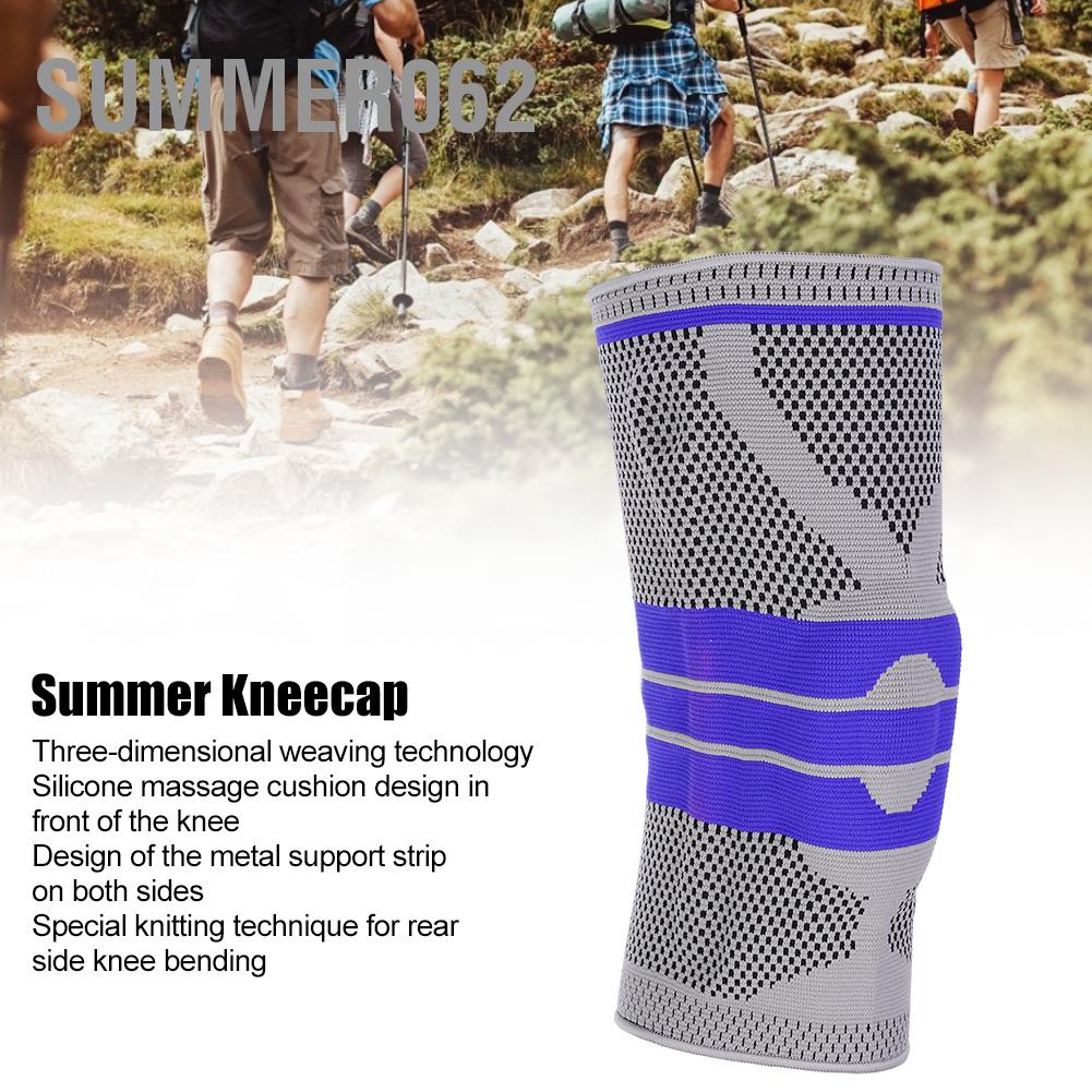 Summer062 Summer Unisex Thin Ball Games Sports Kneecap Cycling Fitness Patella Protective Gear