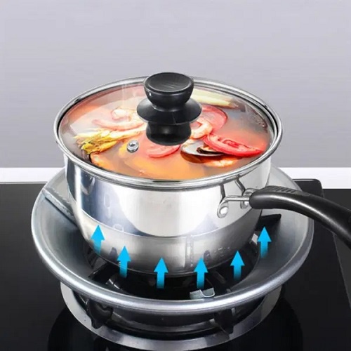 Vỉ Kiềng Chắn Gió Bếp Gas Tròn Giúp Tiết Kiệm Gas, Giúp Tập Trung Nhiệt Độ Nấu Đồ Ăn Nhanh Hơn