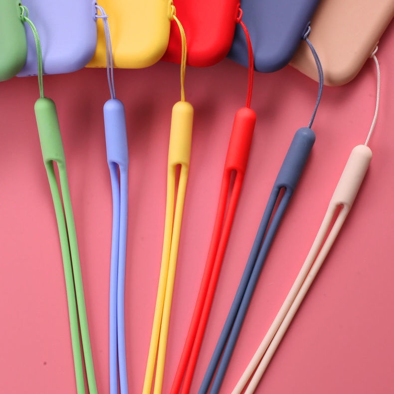 Dây Đeo Điện Thoại Phong Cách Đơn Giản Và Đơn Giản Vật liệu Silicone. Hàng Có Sẵn Trong Nhiều Màu Sắc