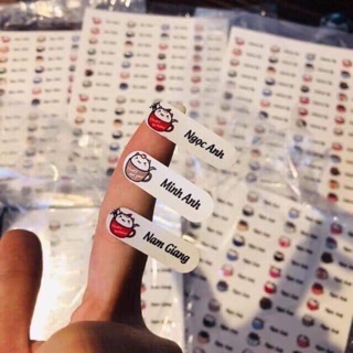 STICKER DÁN DỤNG CỤ HỌC TẬP