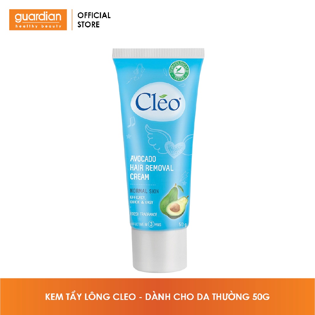 Kem Tẩy Lông Cho Da Thường Cleo Avocado Hair Removal Cream Normal Skin (50g)