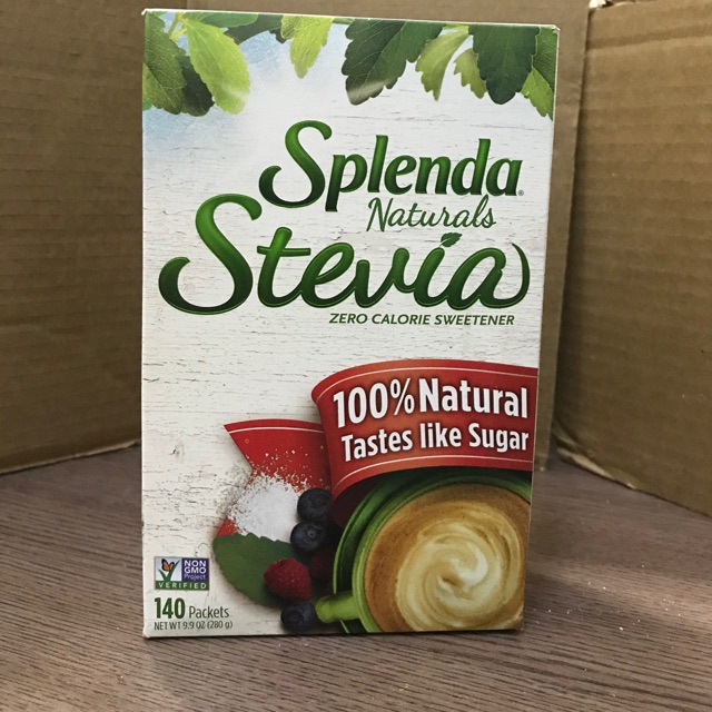 Đường ăn kiêng Splenda Stevia 140 gói của Mỹ