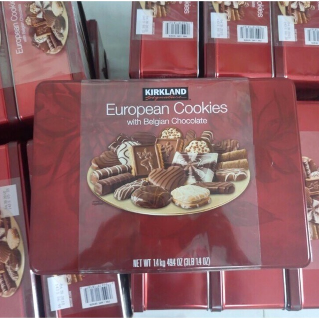 Bánh quy từ Mỹ European Cookies hãng kirkland 1,4kg