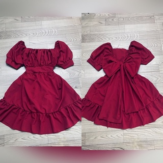[BIGSIZE] ĐẦM CỘT NƠ SAU 60-90Kg