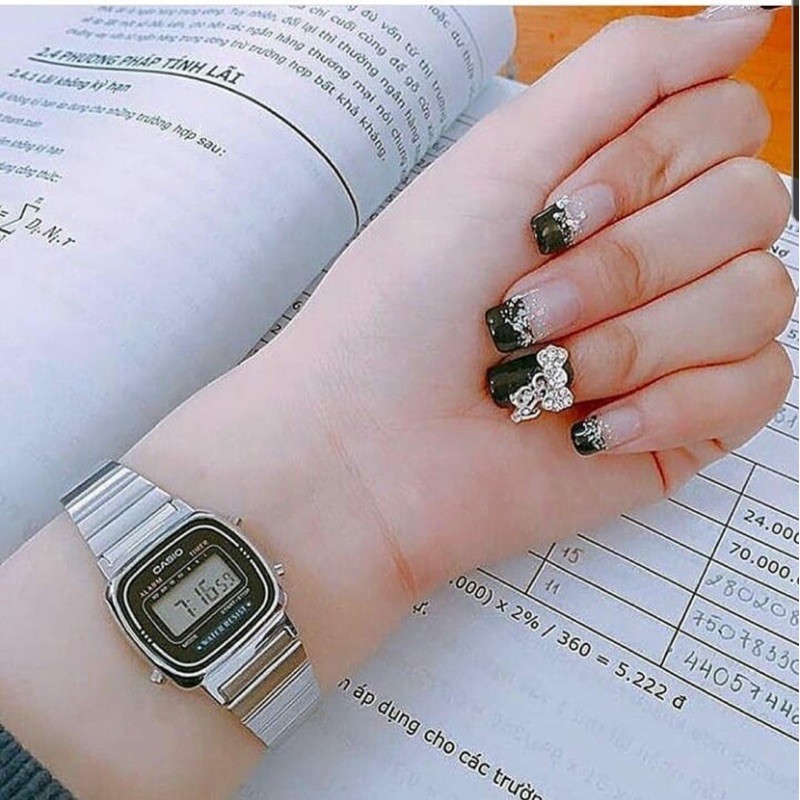 Đồng hồ nữ dây kim loại LA670Wa-1 chính hãng - Đồng hồ sale giá rẻ