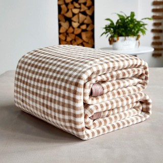 Chăn tuyết muji kẻ